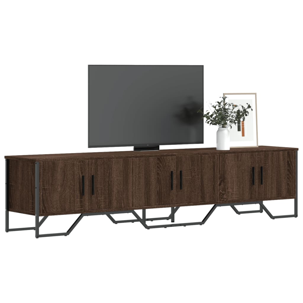 TV Cabinet Brown Oak 180x34x41 cm Engineered Wood