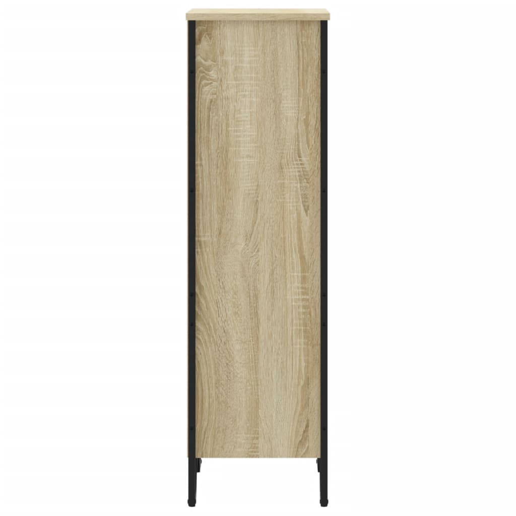 Bookcase Sonoma Oak 50x31x106 cm Engineered Wood