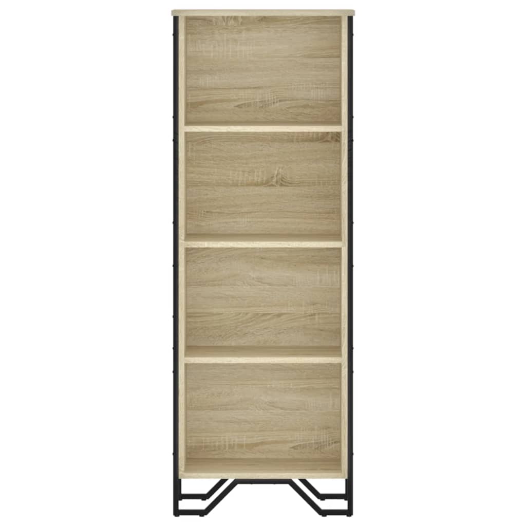 Bookcase Sonoma Oak 50x31x137.5 cm Engineered Wood