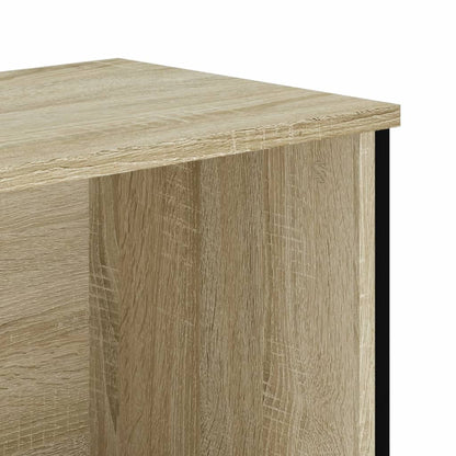 Bookcase Sonoma Oak 50x31x137.5 cm Engineered Wood