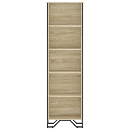 Bookcase Sonoma Oak 50x31x169 cm Engineered Wood