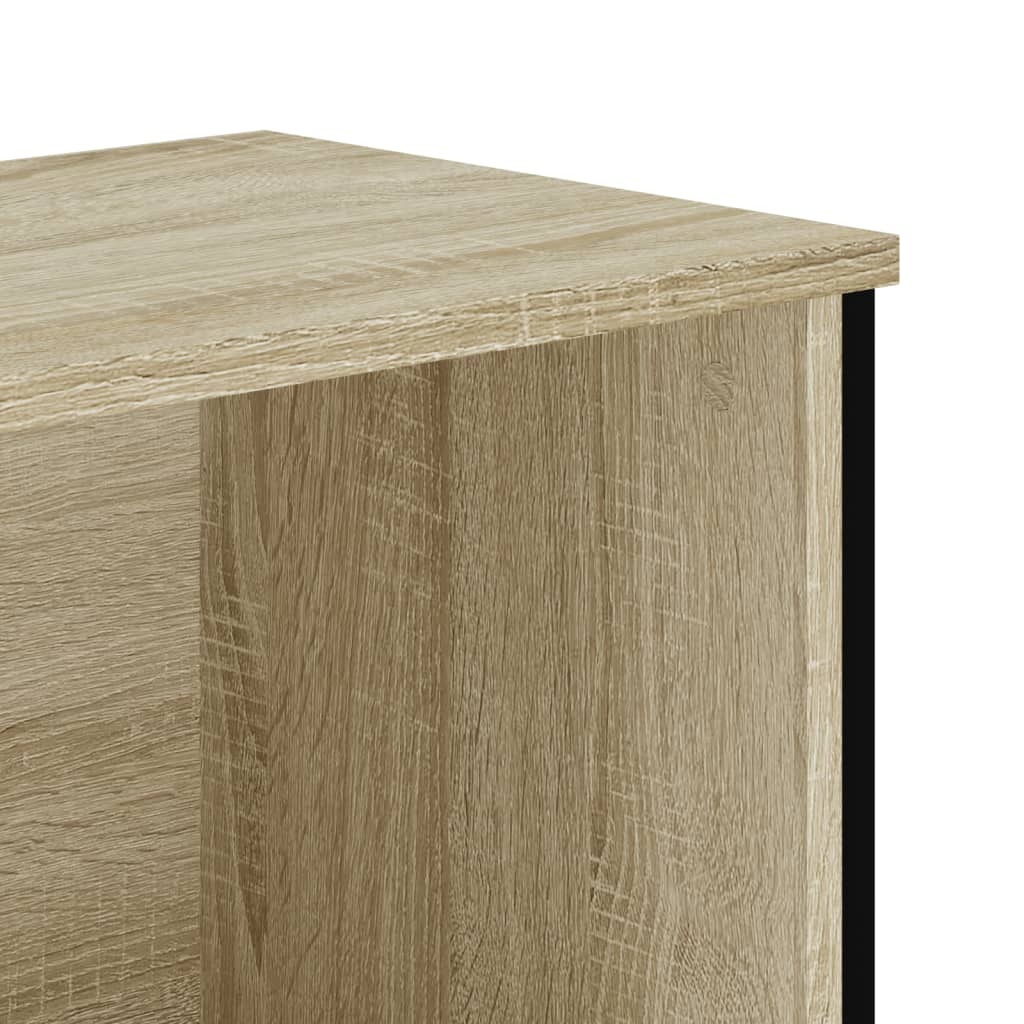 Bookcase Sonoma Oak 50x31x169 cm Engineered Wood