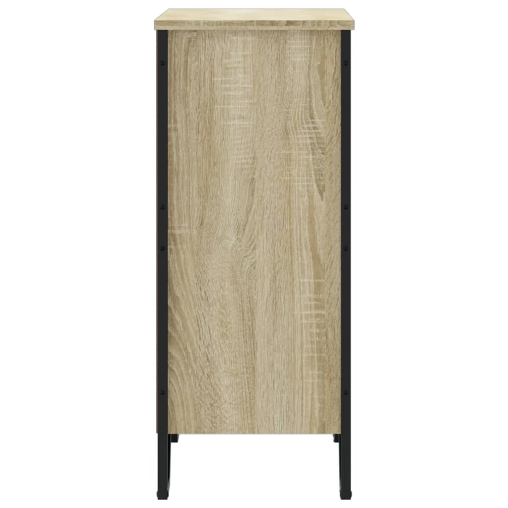 Bookcase Sonoma Oak 80x31x74.5 cm Engineered Wood