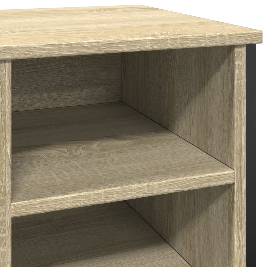 Shoe Cabinet Sonoma Oak 90x38x61.5 cm Engineered Wood