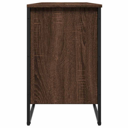 Shoe Cabinet Brown Oak 90x38x61.5 cm Engineered Wood