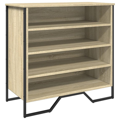 Shoe Cabinet Sonoma Oak 80x38x78 cm Engineered Wood