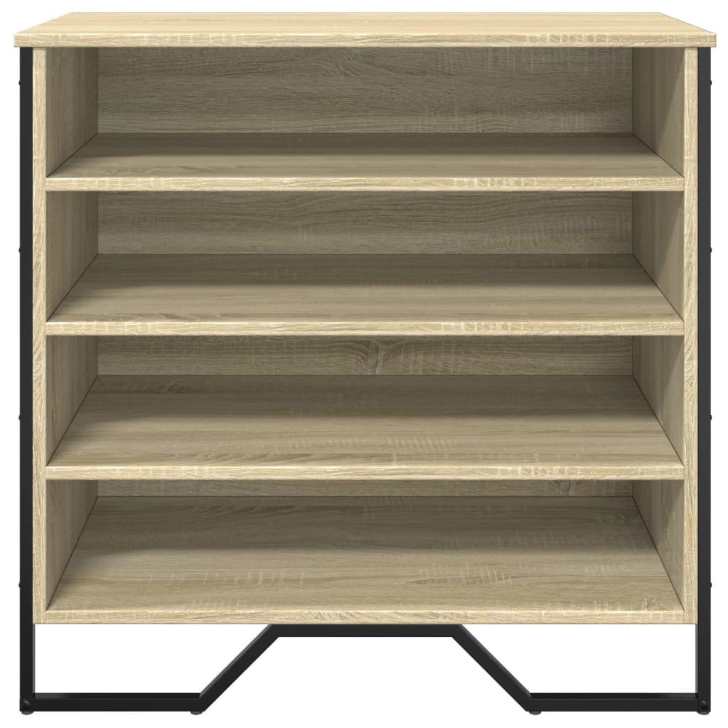 Shoe Cabinet Sonoma Oak 80x38x78 cm Engineered Wood