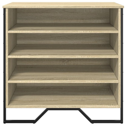 Shoe Cabinet Sonoma Oak 80x38x78 cm Engineered Wood