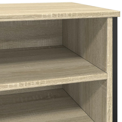 Shoe Cabinet Sonoma Oak 80x38x78 cm Engineered Wood