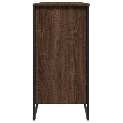 Shoe Cabinet Brown Oak 80x38x78 cm Engineered Wood