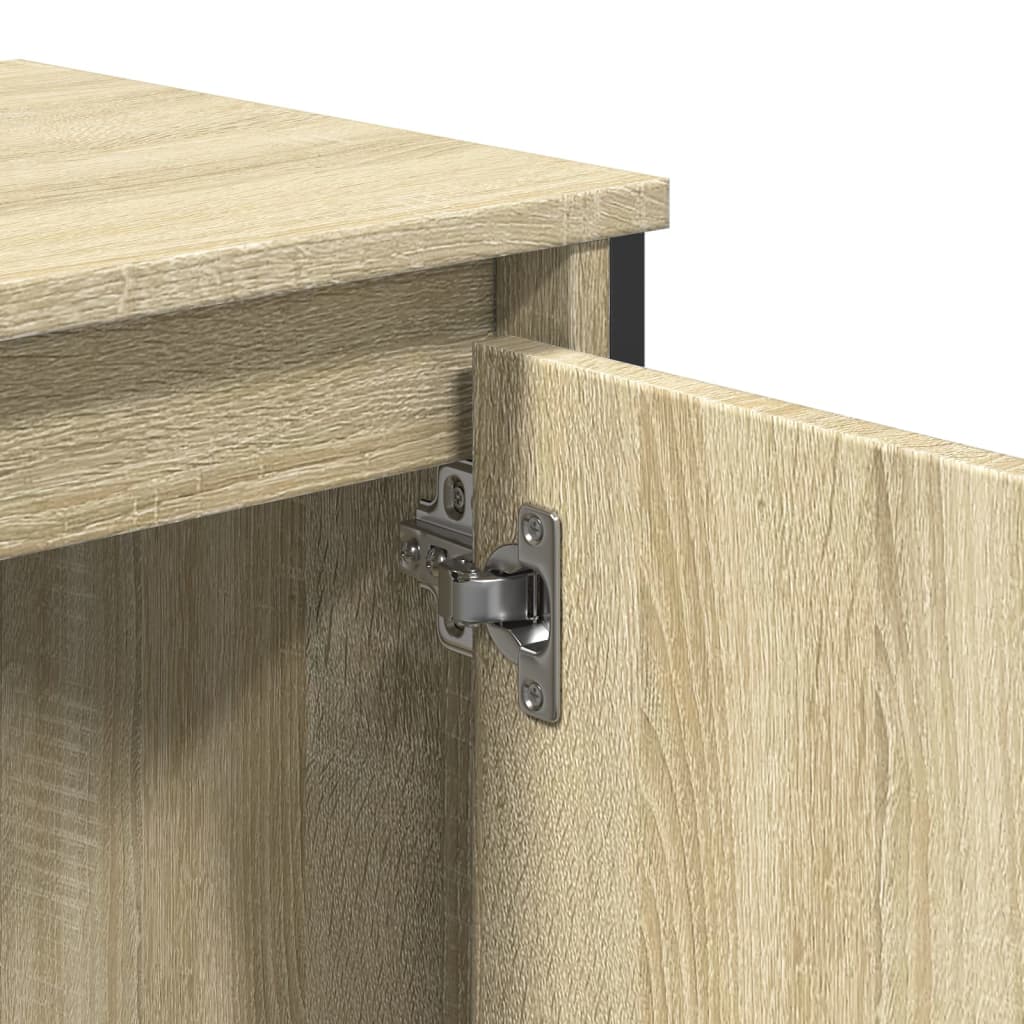 Bathroom Sink Cabinet Sonoma Oak 60x35x60 cm Engineered Wood