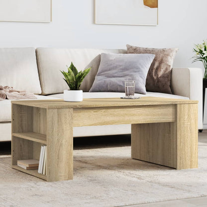 Coffee Table Sonoma Oak 102x55x42 cm Engineered Wood