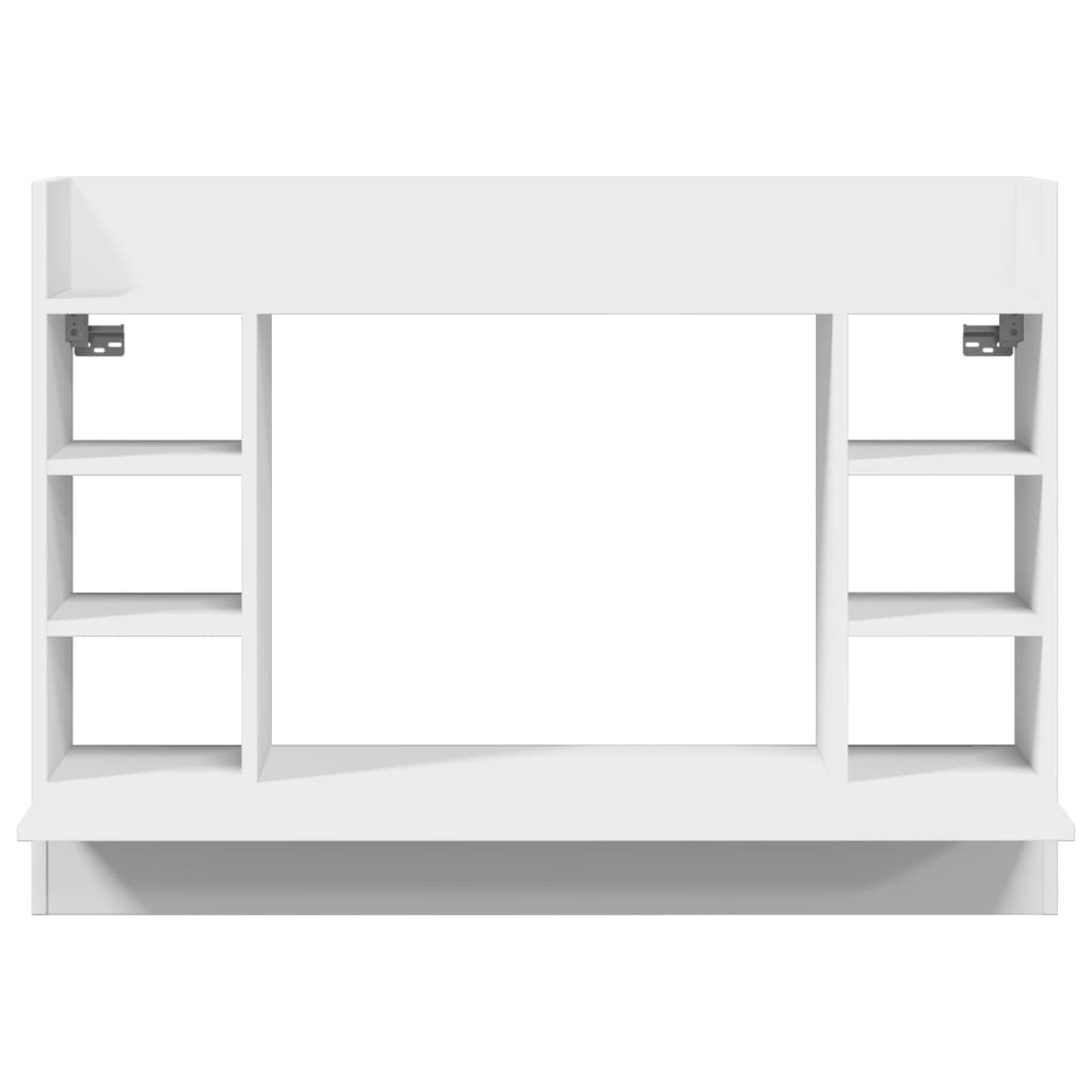 Wall-Mounted Desk White 105x48x75 cm Engineered Wood