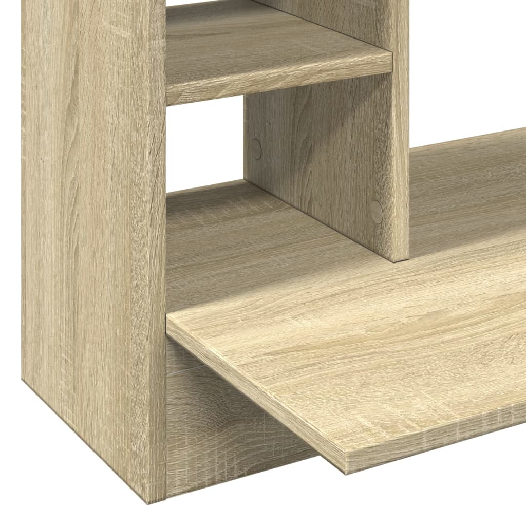 Wall-Mounted Desk Sonoma Oak 105x48x75 cm Engineered Wood