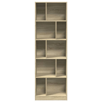 Bookcase Sonoma Oak 57x28.5x174 cm Engineered Wood