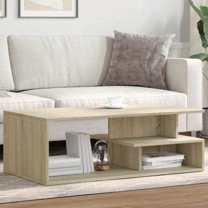 Coffee Table Sonoma Oak 102x55x35 cm Engineered Wood