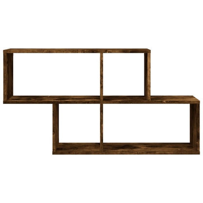 Wall Shelf Smoked Oak 100x20x53 cm Engineered Wood