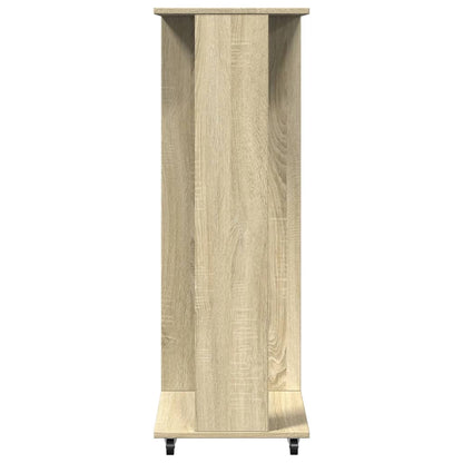 Wardrobe with Wheels Sonoma Oak 102x38x110 cm Engineered Wood