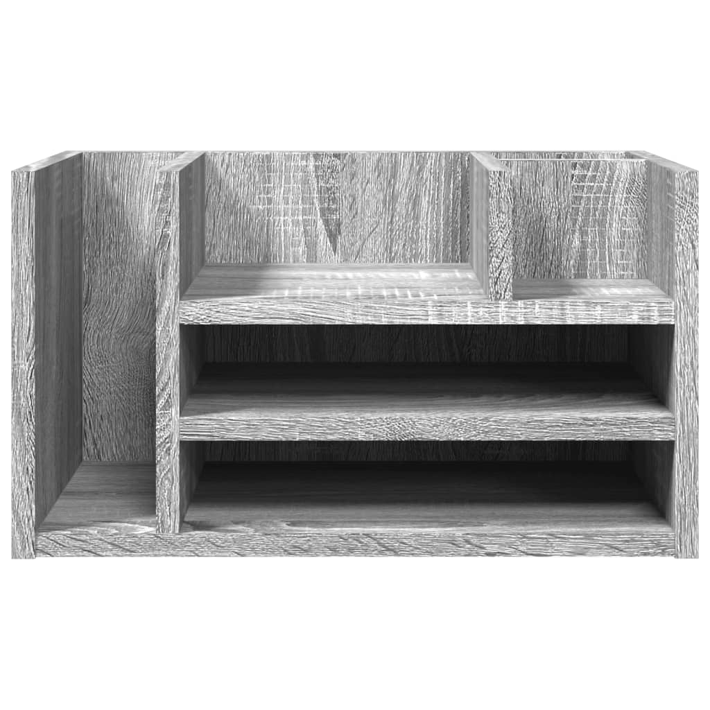 Desk Organiser Grey Sonoma 44.5x24x25 cm Engineered wood