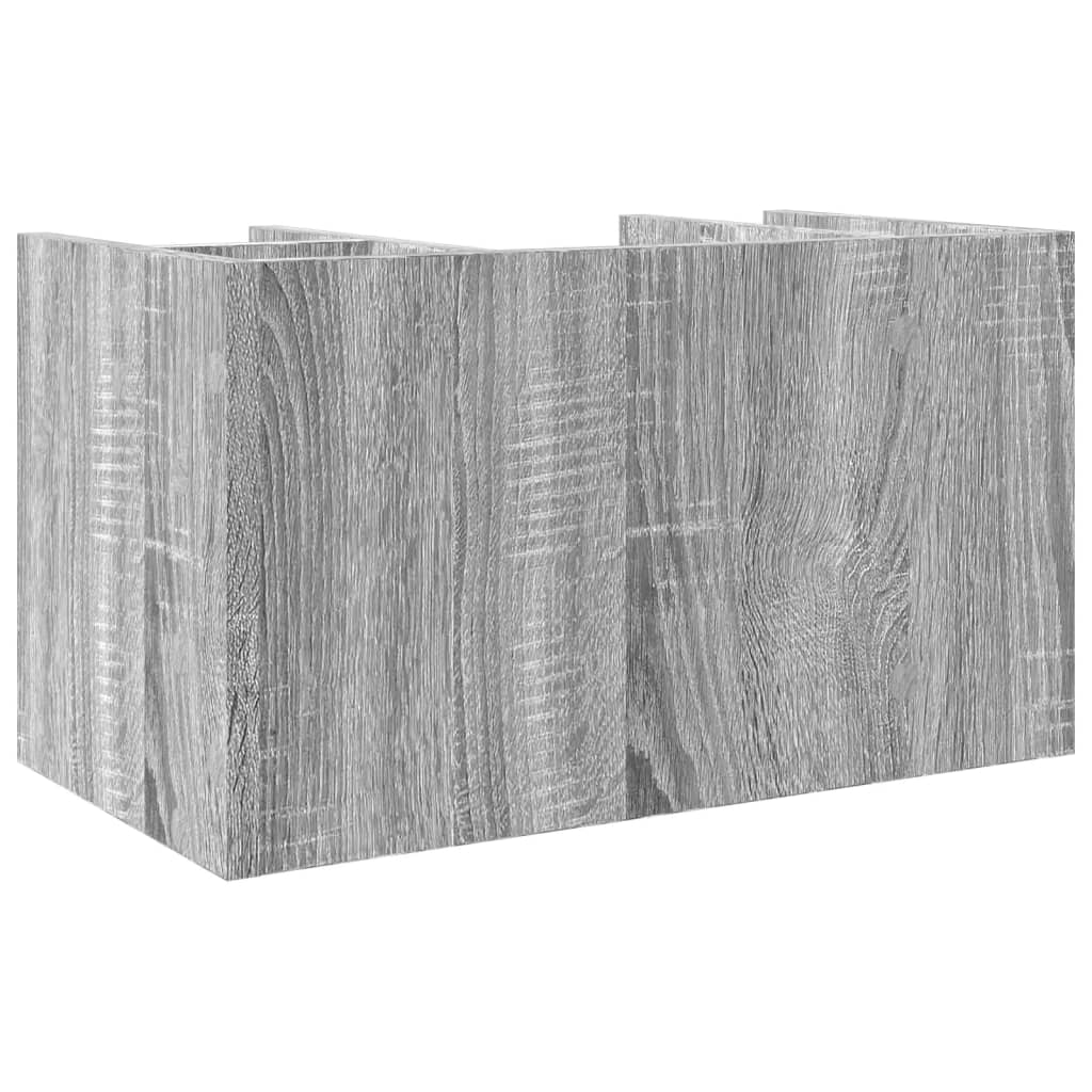 Desk Organiser Grey Sonoma 44.5x24x25 cm Engineered wood