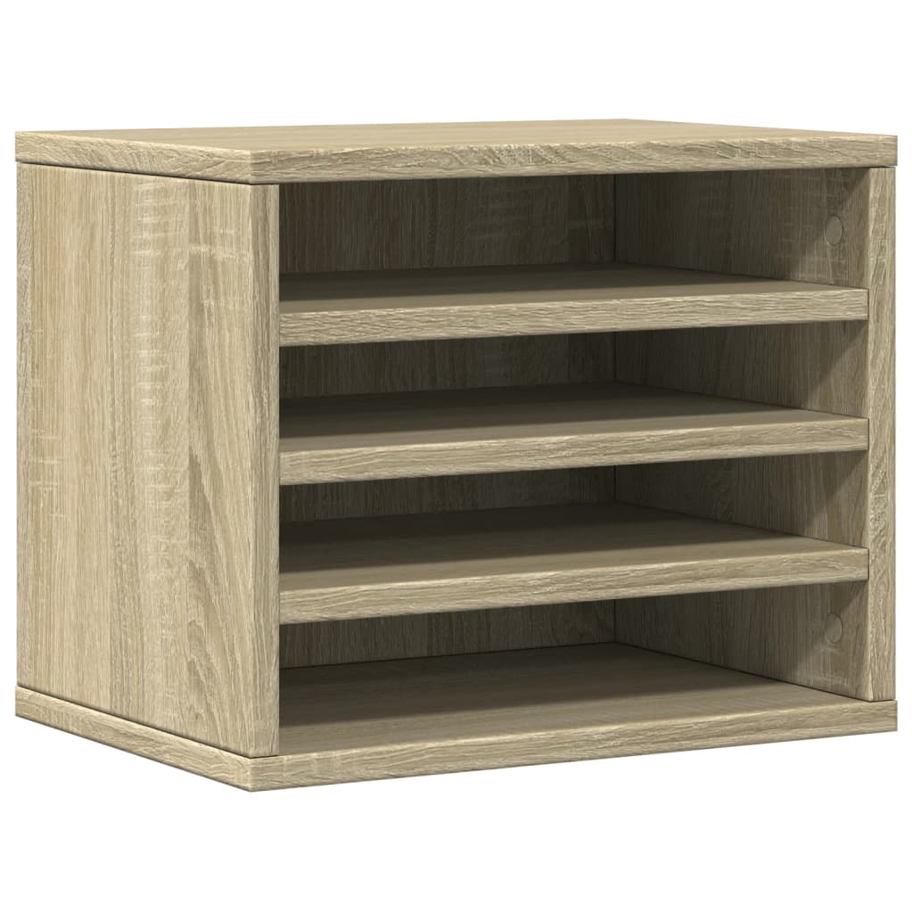 Desk Organiser Sonoma Oak 36x26x29.5 cm Engineered wood