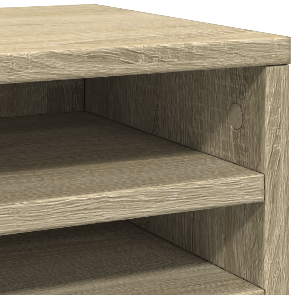 Desk Organiser Sonoma Oak 36x26x29.5 cm Engineered wood