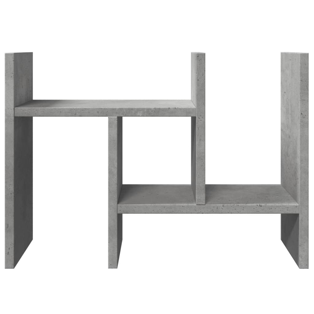 Desk Organiser Concrete Grey 34.5x15.5x35.5 cm Engineered wood