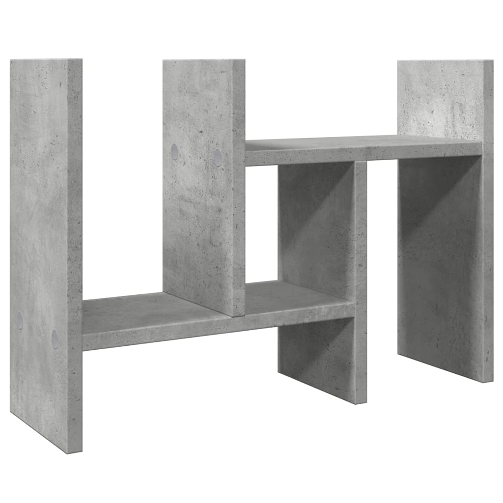 Desk Organiser Concrete Grey 34.5x15.5x35.5 cm Engineered wood