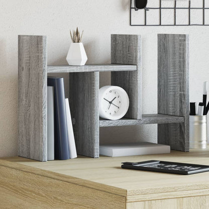 Desk Organiser Grey Sonoma 34.5x15.5x35.5 cm Engineered wood