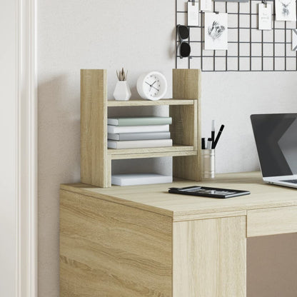 Desk Organiser Sonoma Oak 38.5x17x39 cm Engineered wood