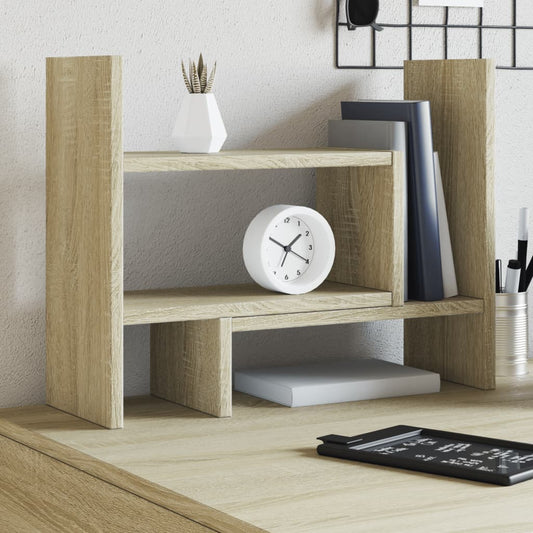 Desk Organiser Sonoma Oak 38.5x17x39 cm Engineered wood