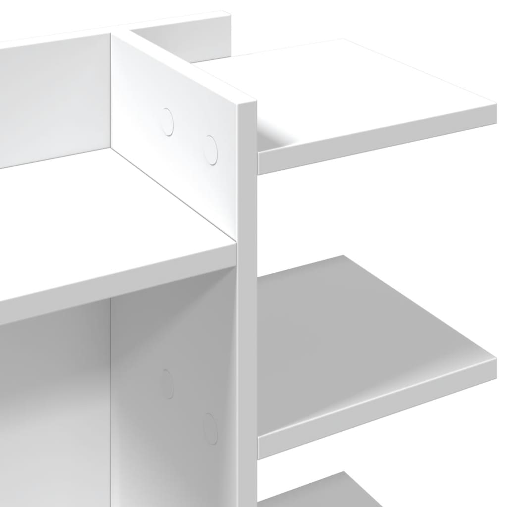 Desk Organiser White 42x21.5x42 cm Engineered wood