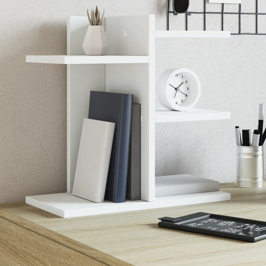 Desk Organiser White 42x21.5x42 cm Engineered wood