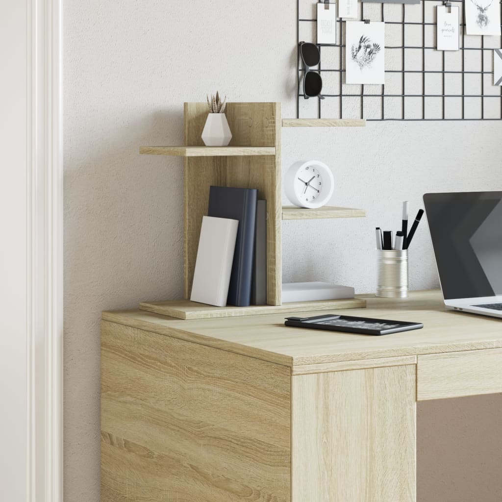 Desk Organiser Sonoma Oak 42x21.5x42 cm Engineered wood