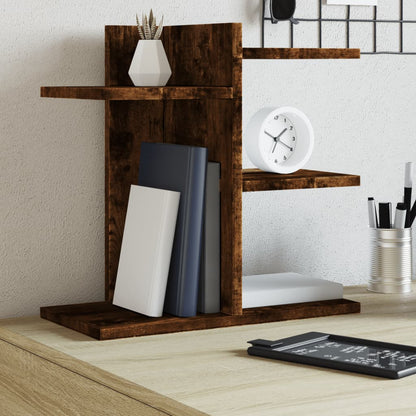 Desk Organiser Smoked Oak 42x21.5x42 cm Engineered wood