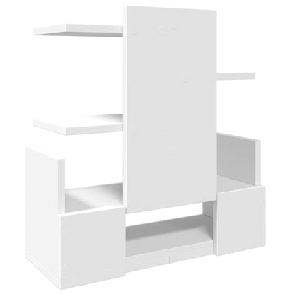 Desk Organiser White 49x20x52.5 cm Engineered wood