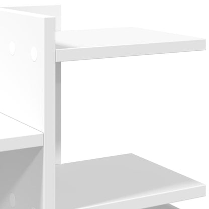 Desk Organiser White 49x20x52.5 cm Engineered wood