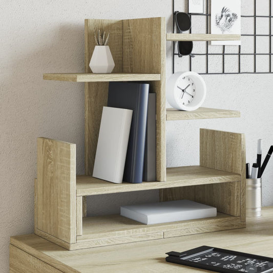 Desk Organiser Sonoma Oak 49x20x52.5 cm Engineered wood