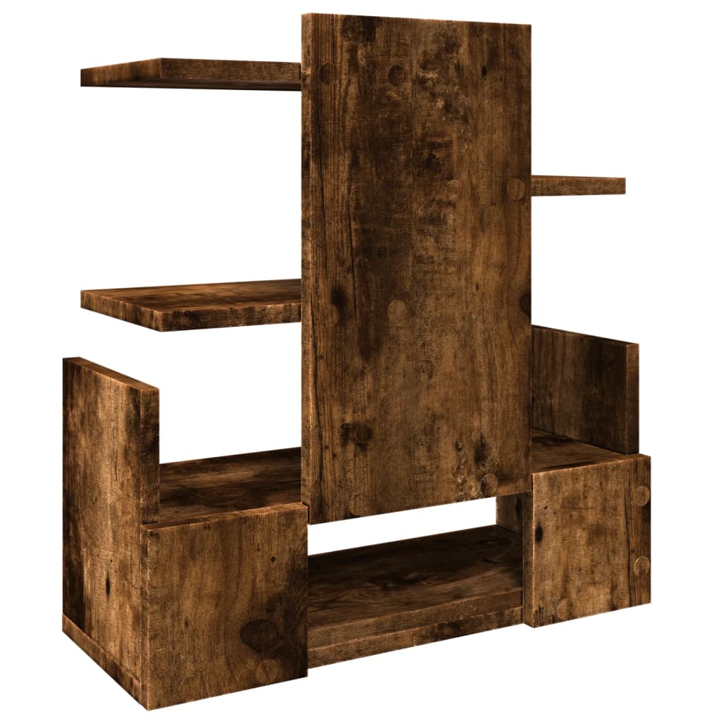 Desk Organiser Smoked Oak 49x20x52.5 cm Engineered wood