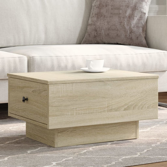 Coffee Table Sonoma Oak 60x45x31 cm Engineered Wood