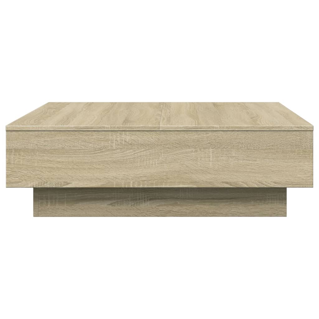 Coffee Table Sonoma Oak 90x90x28 cm Engineered Wood