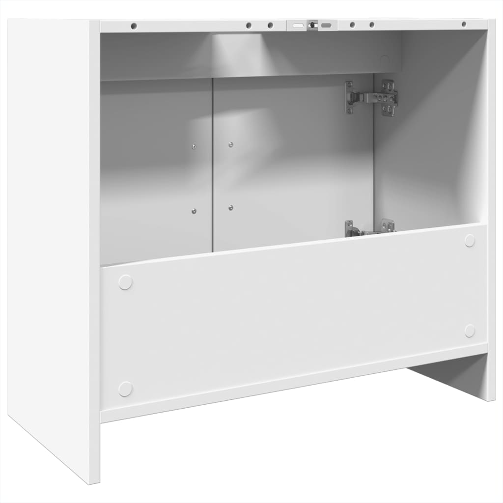 Sink Cabinet White 63x29x55 cm Engineered Wood