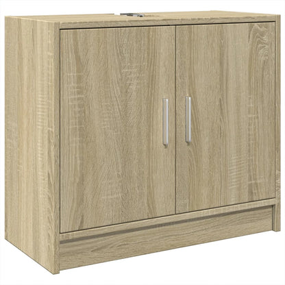 Sink Cabinet Sonoma Oak 63x29x55 cm Engineered Wood