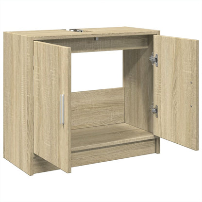 Sink Cabinet Sonoma Oak 63x29x55 cm Engineered Wood