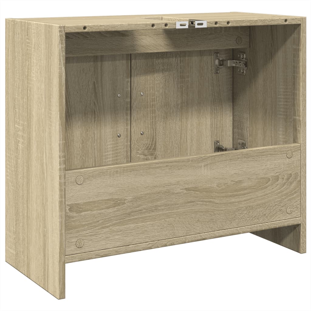 Sink Cabinet Sonoma Oak 63x29x55 cm Engineered Wood