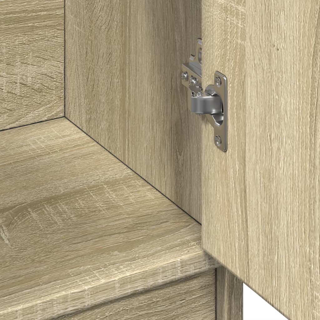 Sink Cabinet Sonoma Oak 63x29x55 cm Engineered Wood