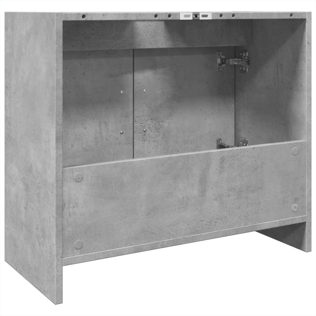 Sink Cabinet Concrete Grey 63x29x55 cm Engineered Wood