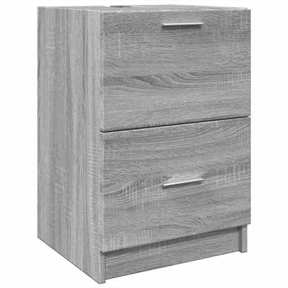 Sink Cabinet Grey Sonoma 40x37x59 cm Engineered Wood