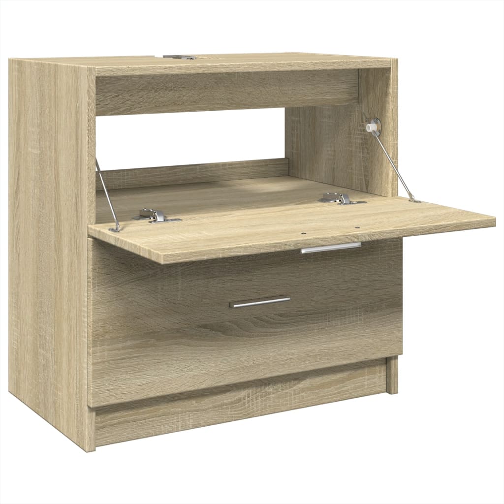 Sink Cabinet Sonoma Oak 59x37x59 cm Engineered Wood