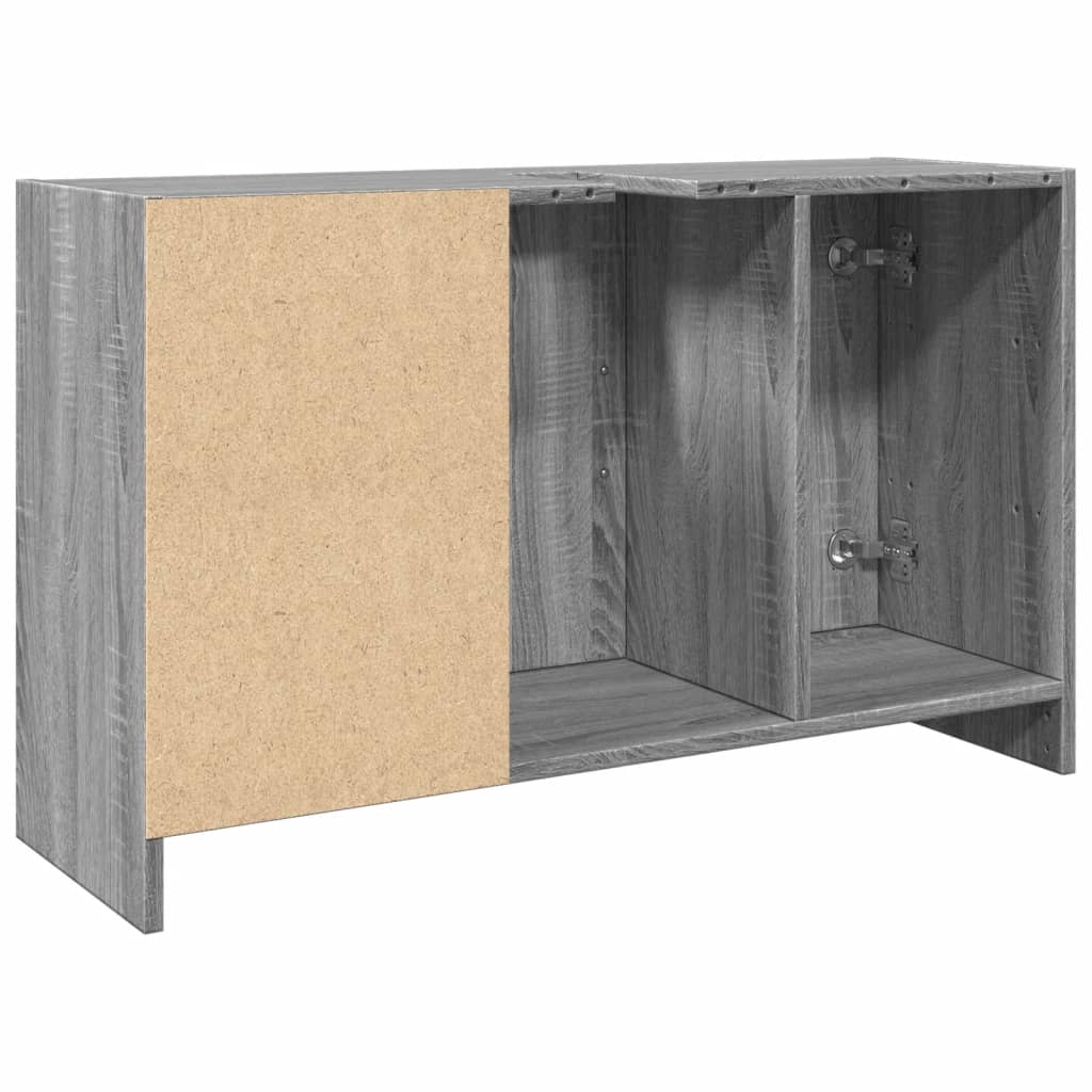 Sink Cabinet Grey Sonoma 90x29x55 cm Engineered Wood